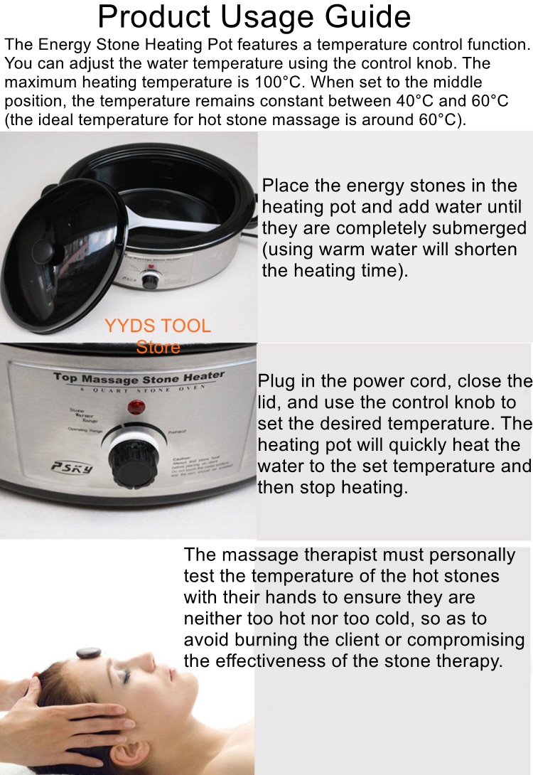 Wellness Spa And Salon - SPA Energy Stone Heater, Wellness Volcanic