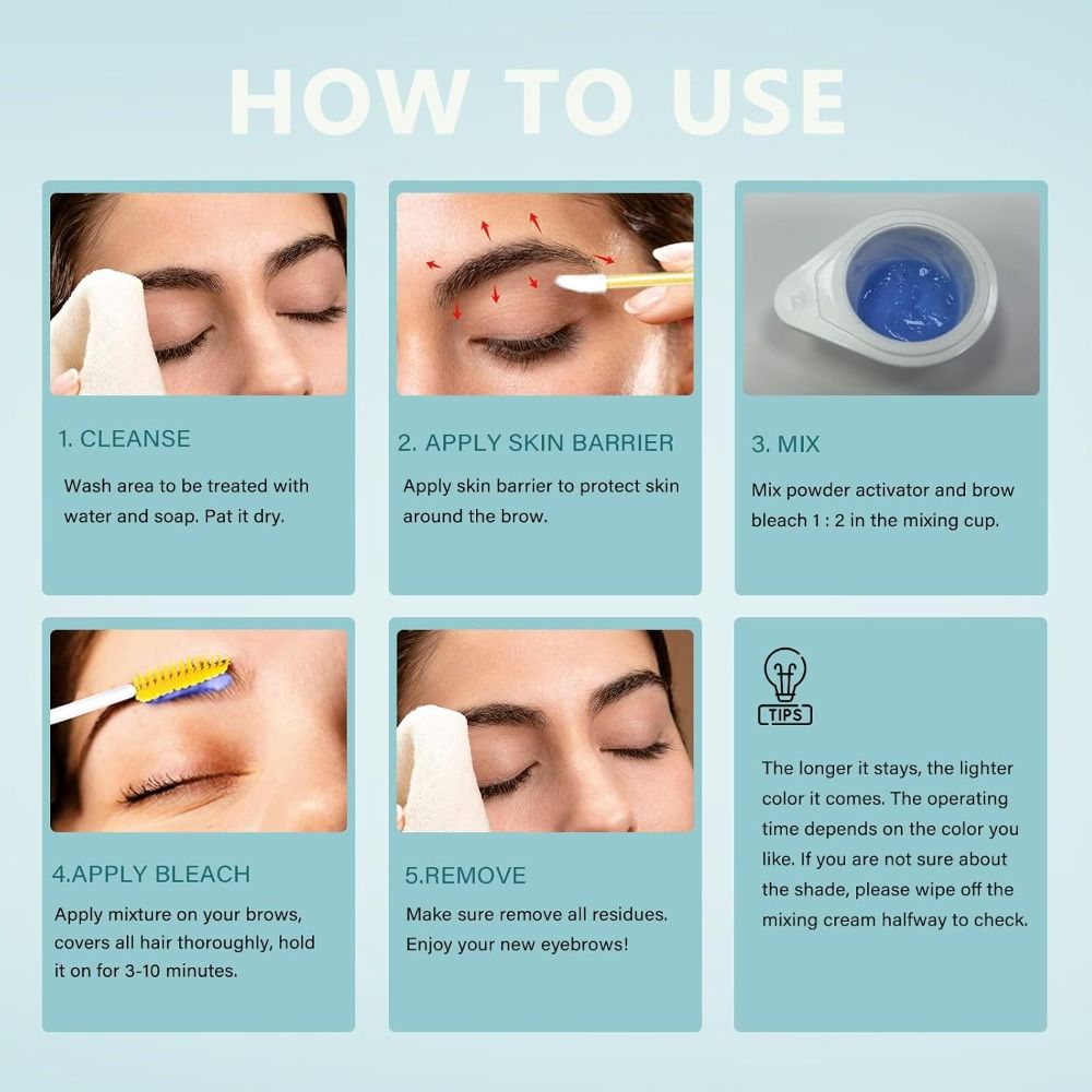 Eyebrow Bleach Brow Bleach Kit - Brow Lamination Kit ulasan dan harga