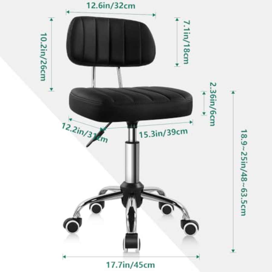 Square Swivel Stool with Wheel - Spa & Wellness Center Hotel Solverde ulasan dan harga