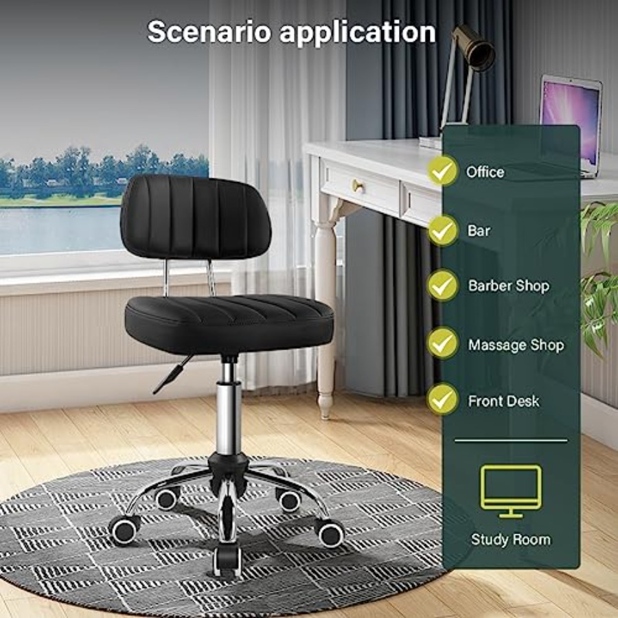 Square Swivel Stool with Wheel - Spa & Wellness Center Hotel Solverde ulasan dan harga