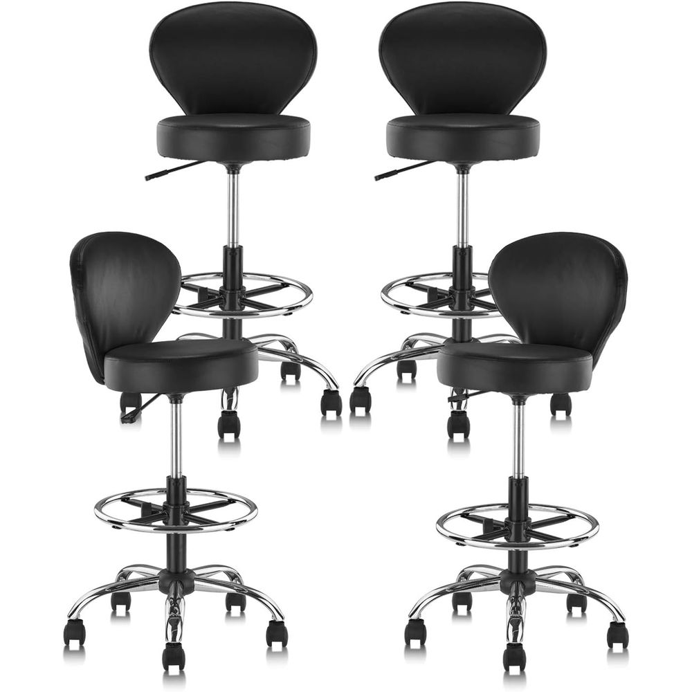 Set of 4 PVC Leather Swivel St - Spa & Wellness Center Hotel Solverde ulasan dan harga