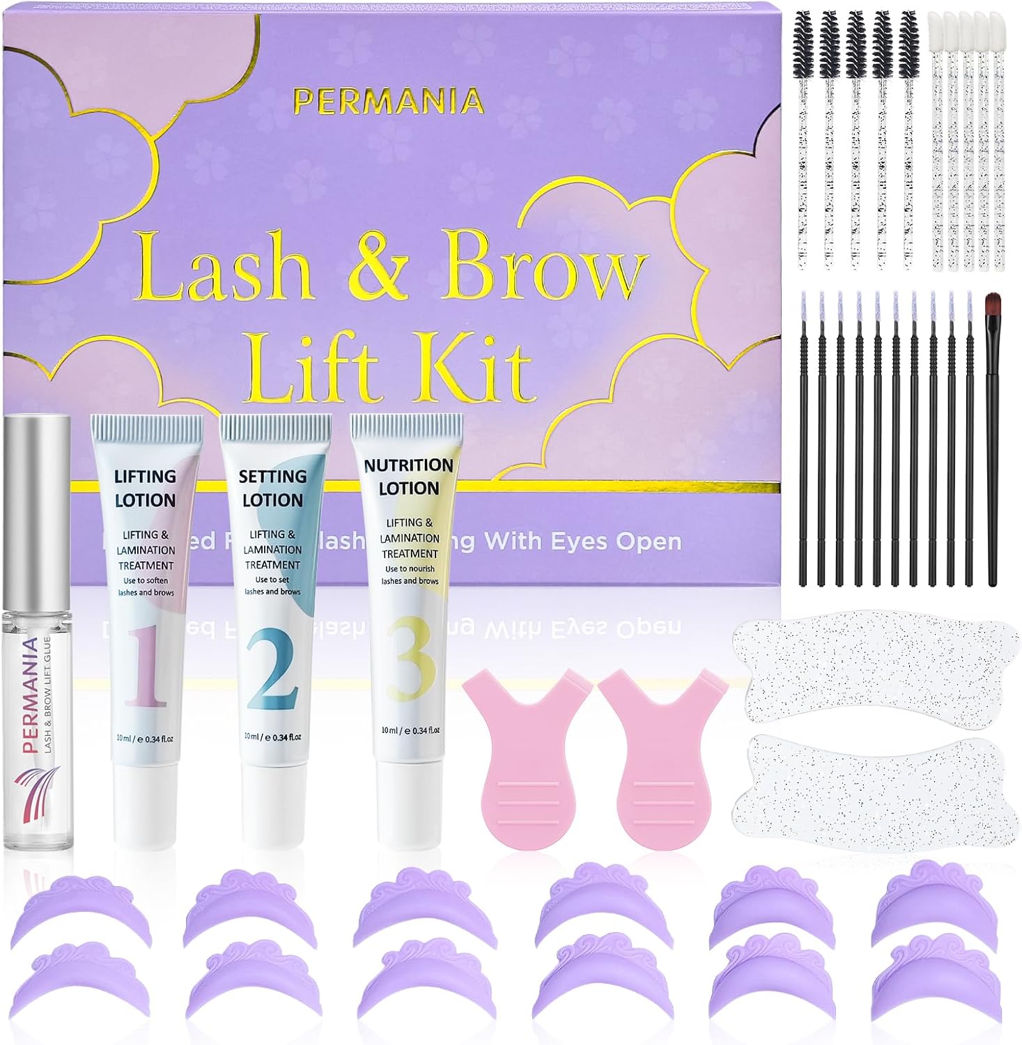 PERMANIA New Eyelash Lift Kit  - Brow Lamination Kit ulasan dan harga