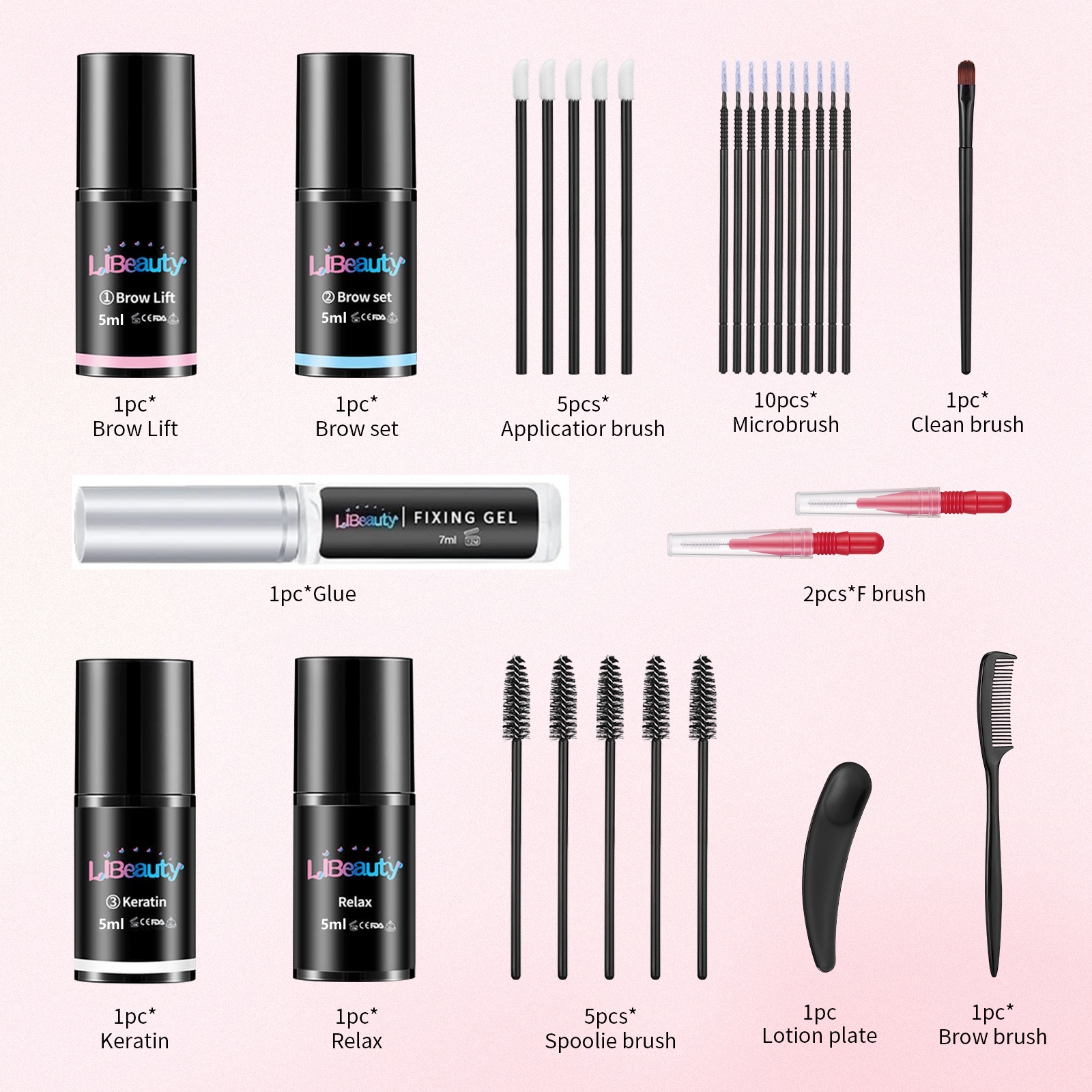 Libeauty Semi-permanent Brow L - Brow Lamination Kit ulasan dan harga